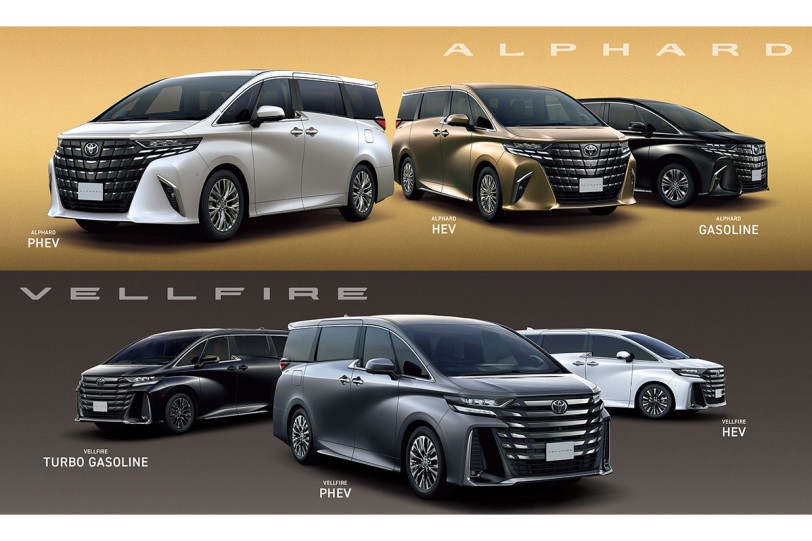 導入日本 MPV 首款 PHEV 系統、HEV 新增入門款 8 人座規格，Toyota Alphard/Vellfire 新年式樣登場
